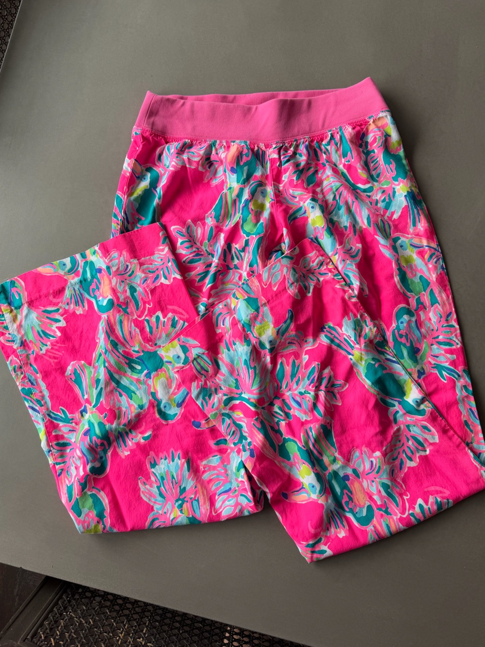 Lilly Pulitzer Seaside Beach Pants — Toucan Can (EUC) - Sz XS